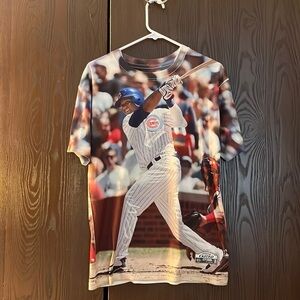Three 60 gear Cubs shirt with player Castro. Size Medium.